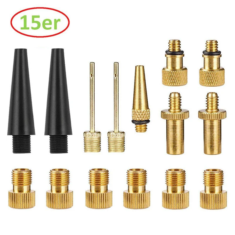 15 Pcs Bicycle Valv…