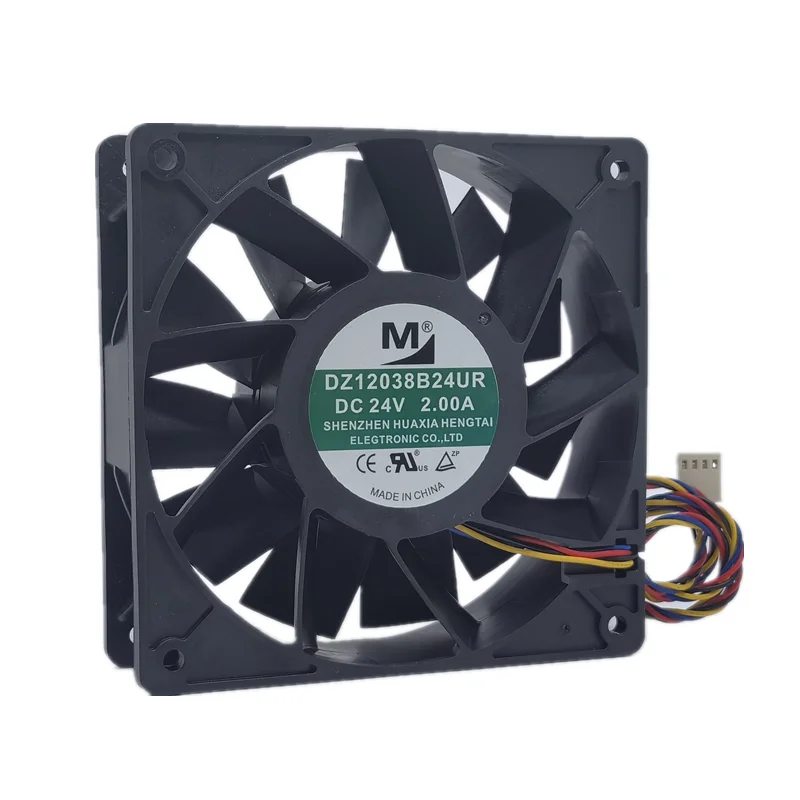 New DZ12038B24UR 24V 2.0A 12038 12cm frequency converter electromagnetic stove cooling fan