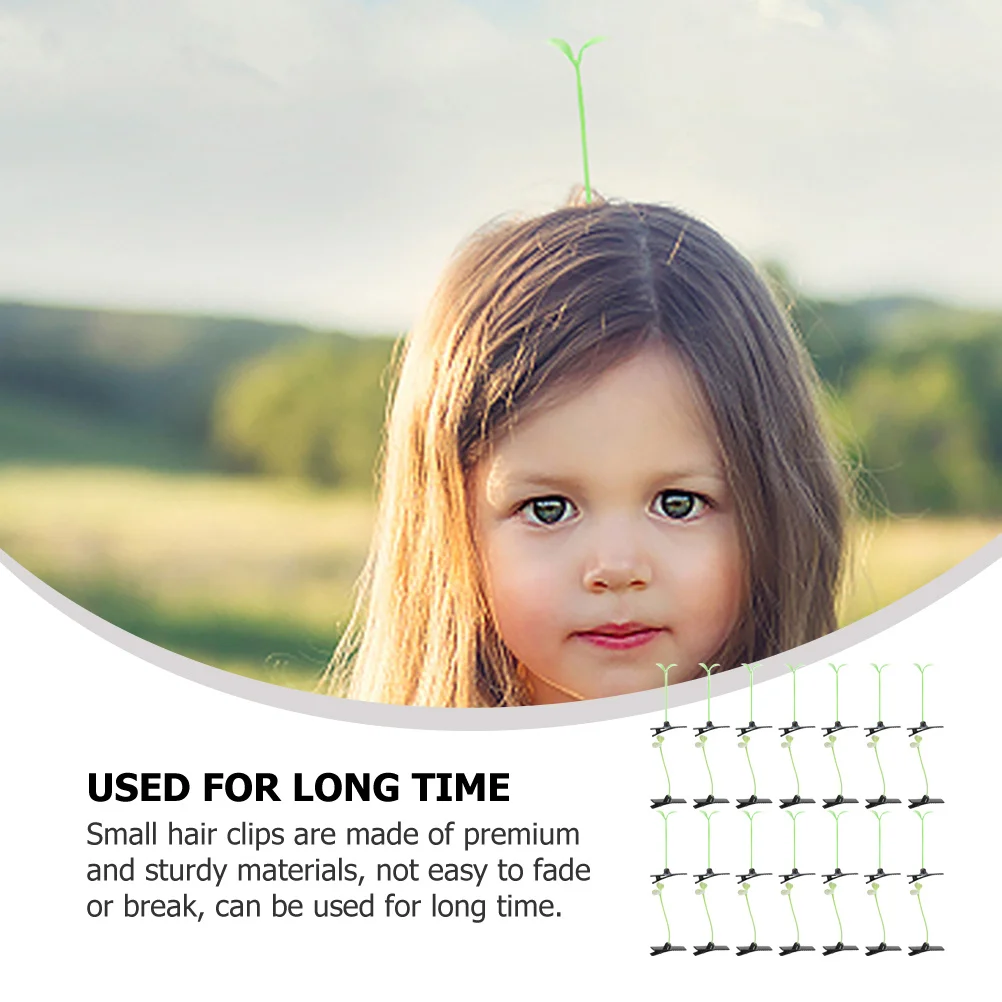 

Cute Hair Clips for 50 Pcs Kawaii Small Hairpins Thin Hair Accessories for Women Ages 8-10 Plastic Plant Clips