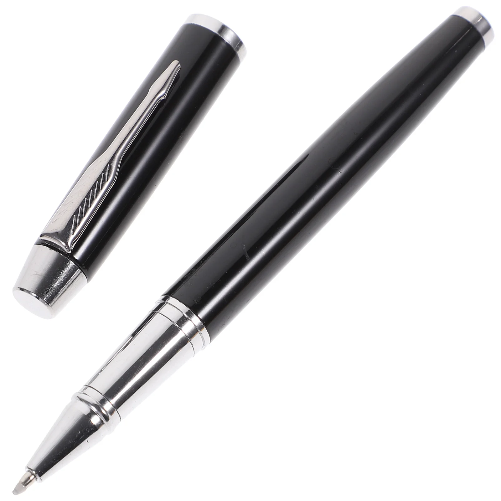 

1Set Pen Metal Wrapping Box Rectangular Pen Holder Portable Gift Stationery Writing Tool for Office School