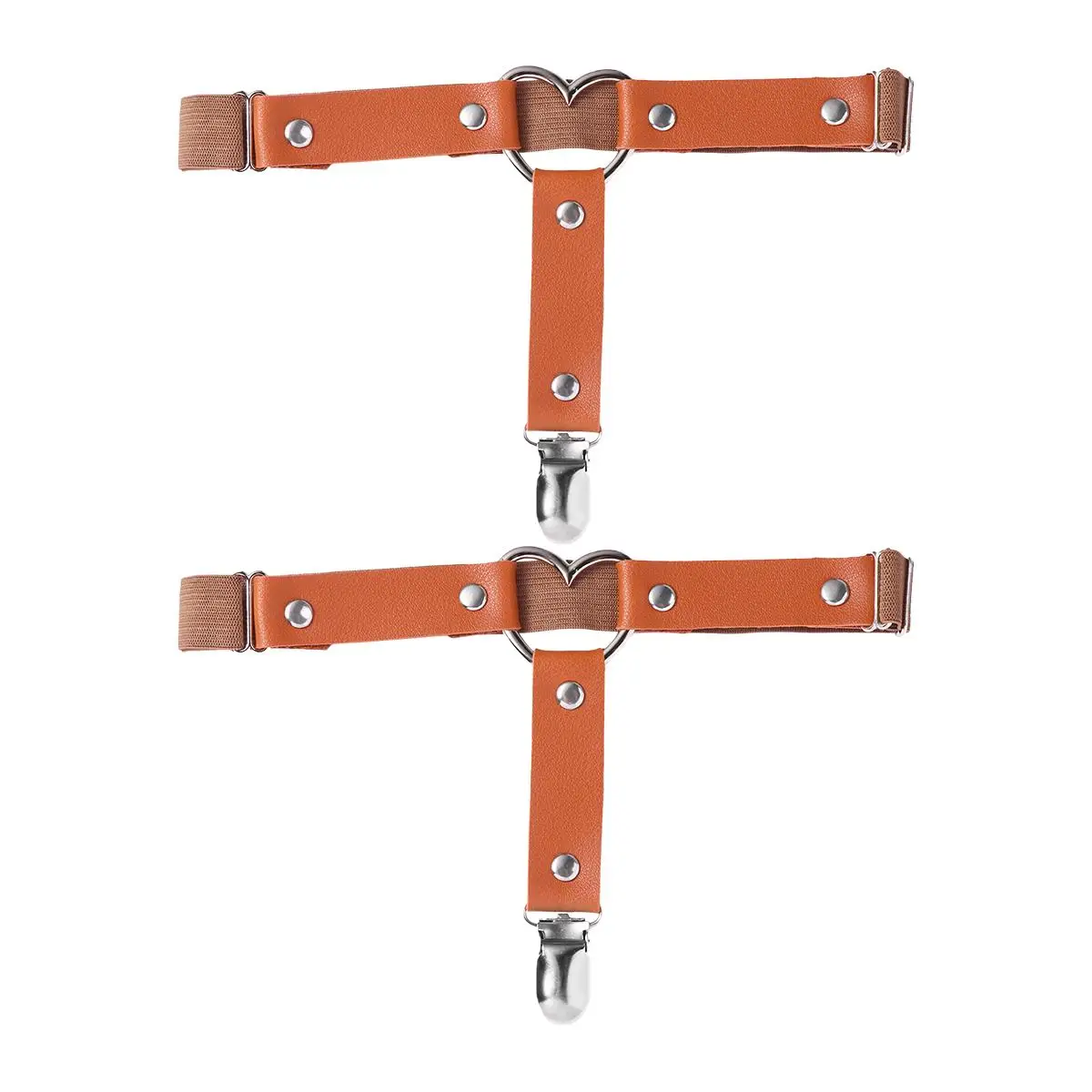 

2 Pcs Cortical Lever Heart Leg Hearts Accessory Ankle Straps Simple Harness Bracelet