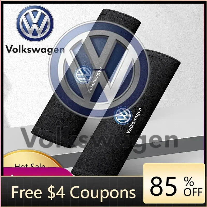 

Car Sticker 2026 Hot Styling Mouldings For VOLKSWAGEN VW 2PCS Car Safety Belt Shoulder Cover Padding Interior For Volkswagen Gol