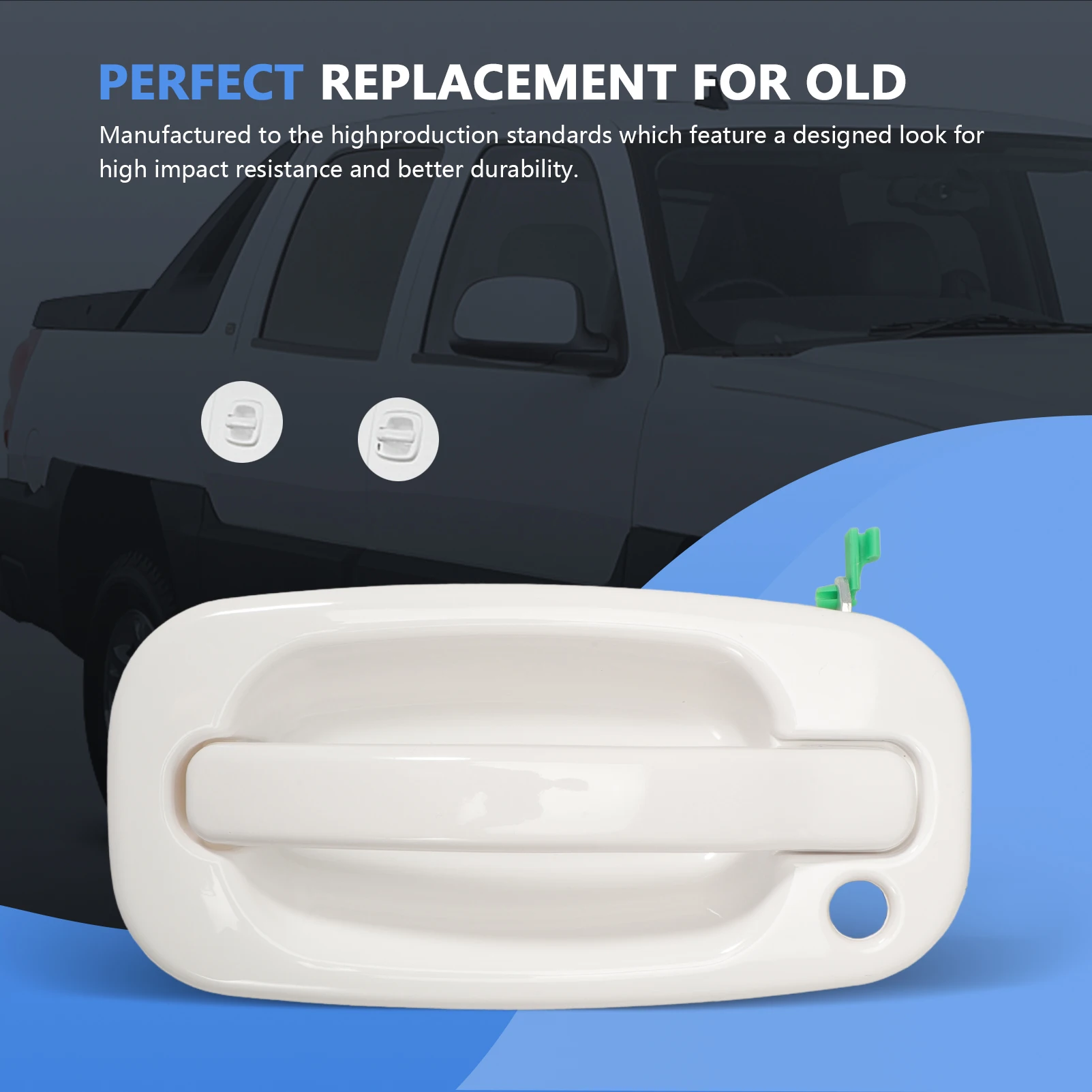 

1 Pair Silver Exterior Door Handle 80607-1EA0B 80607-1EA0C 96899 FOR 2009-2018 Nissan 370Z