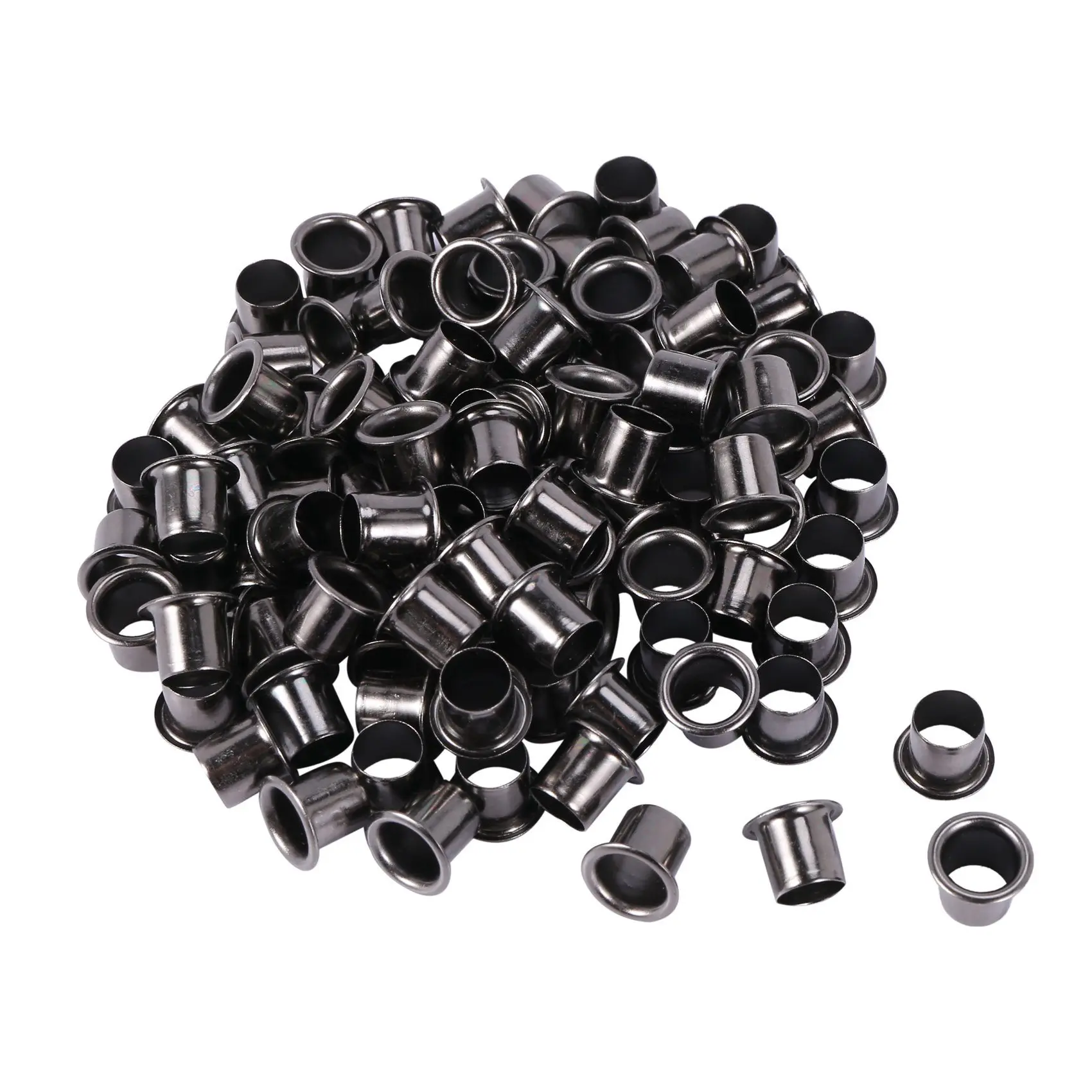 RALCA-2Set Tools+200Pcs Rivets Nail Installation Tools With Silver Brass Nails