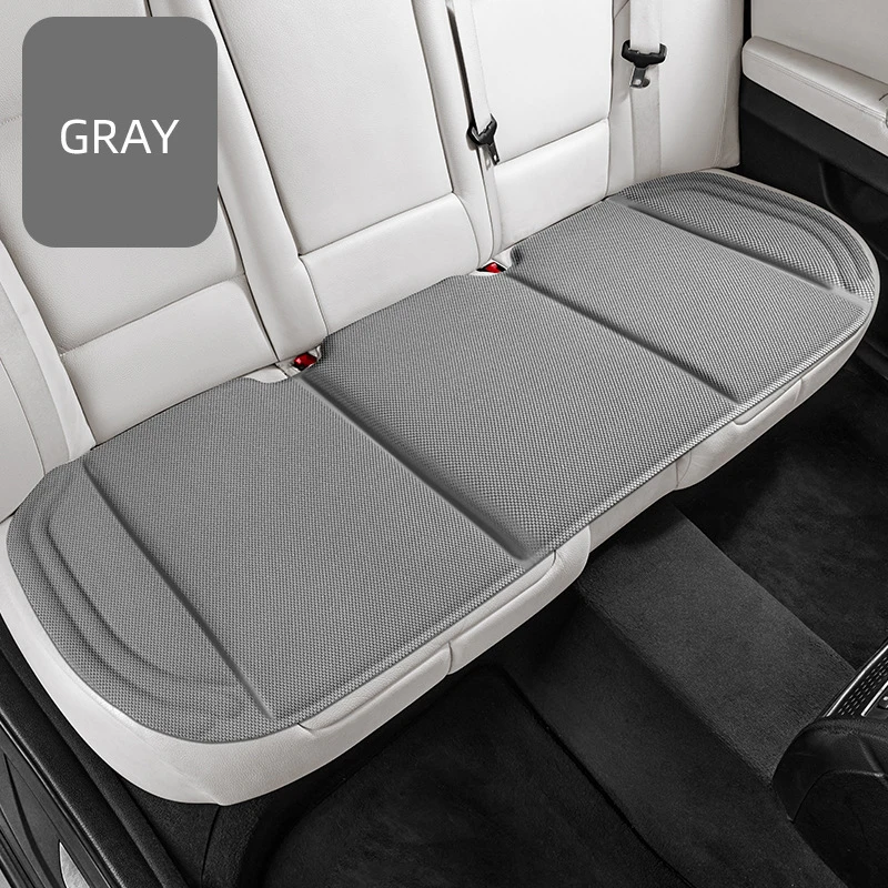 

Breathable Leather Car Seat Cover Universal Back Seat Protection Cushion Luxury Car Interior Support Mat Accessories