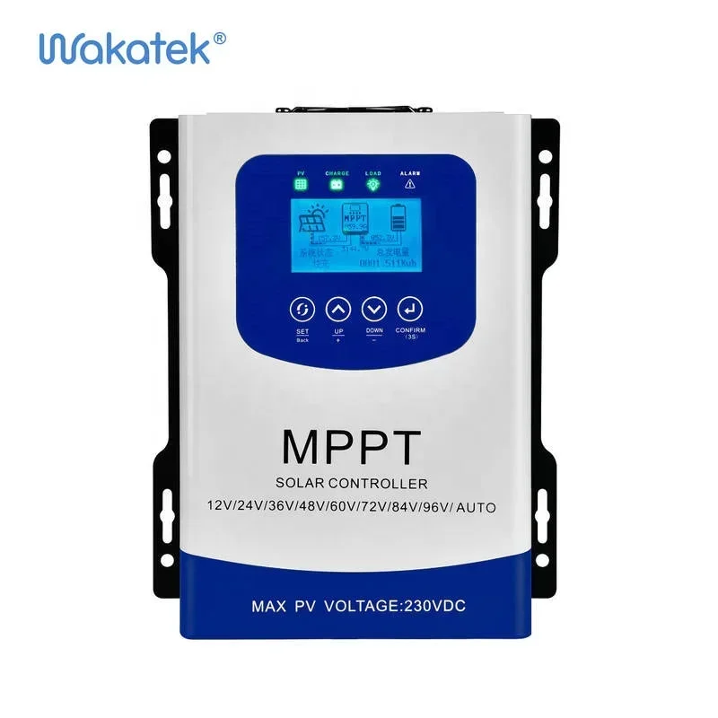 WAKATEK 40A 60A  MPPT Solar Hybrid Charge Controller For Solar System  china solar charge controller