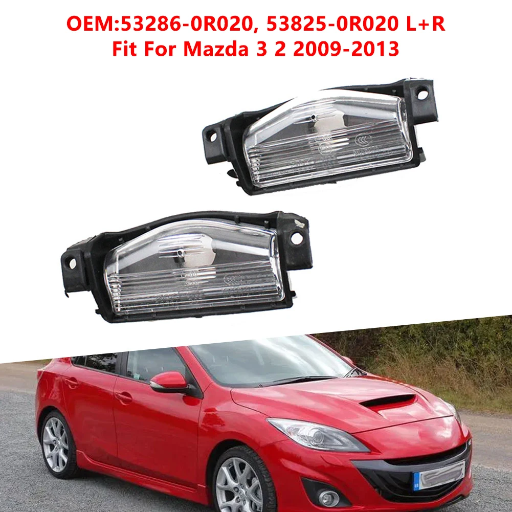 2Pcs Lamp Shell Rear Bumper Light 12V kit Accessories BS1E-51-274E For Mazda 3 2 2009-2013 Housing Cover