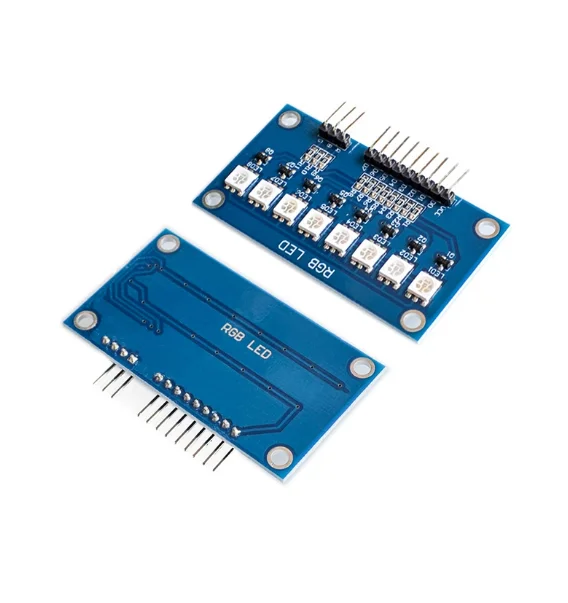 8-channel LED flow light module RGB red green blue three color microcontroller development board