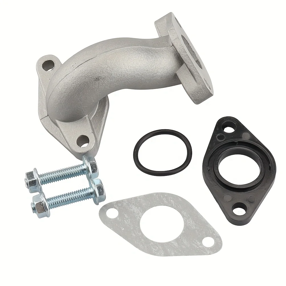 AliExpress NONE Motorcycle Carburator Intake Pipe Manifold with Gasket Screw Kit For 50cc 70cc 90cc 110cc 125cc Engine Pit Dirt Bike ATV Quad