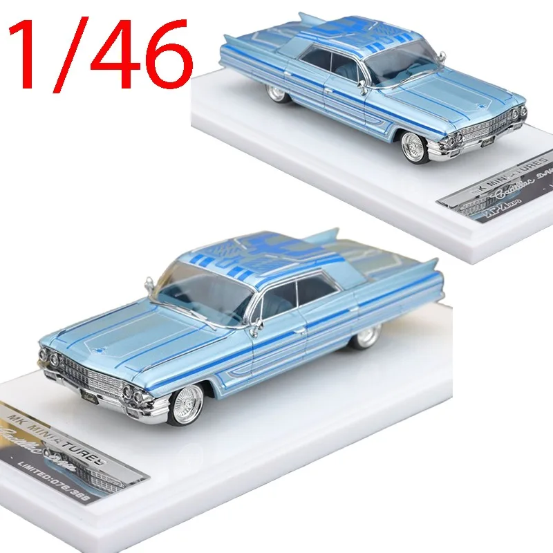 

MK Miniatures Diecast 1/64 Scale Cadillac Alloy Car Model Cadillac DeVille Play Vehicles Collectible Toys for Boys