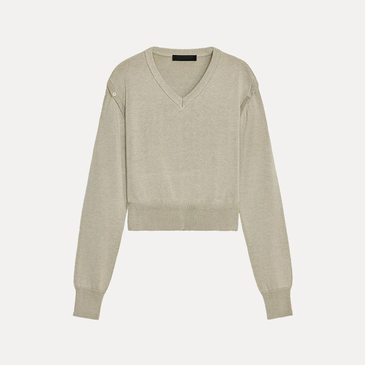 

Faionable Knitted Sweater with Detachable Button Design for Women Autumn 2025 New Arrival European Sle Z Brand