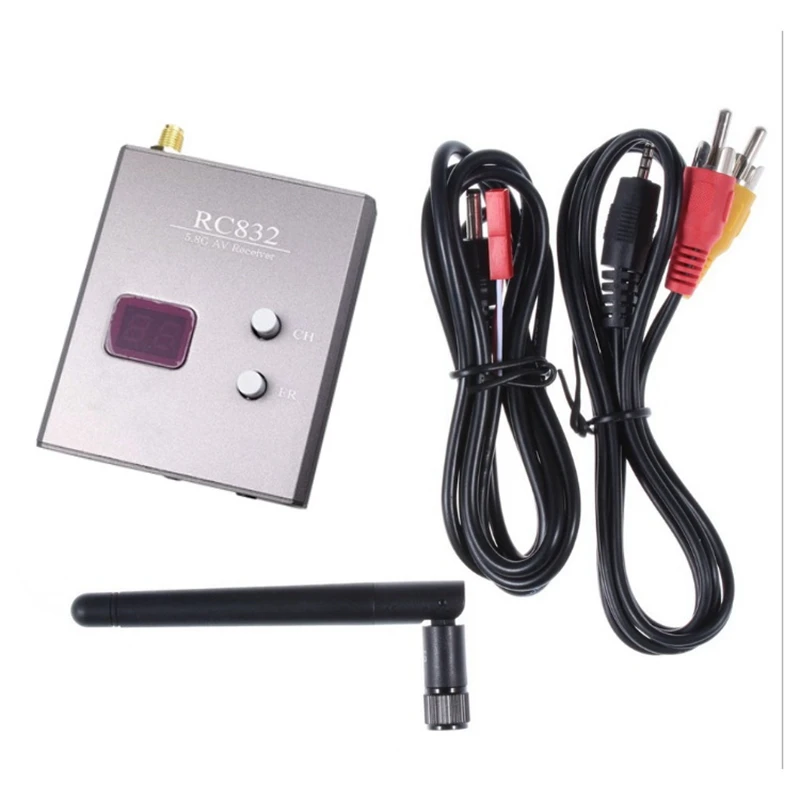 مستقبل Rc832 مع هوائي ، fghz ، 48ch ، av ، لمروحية متعددة المراوح ، rc كوادكوبتر