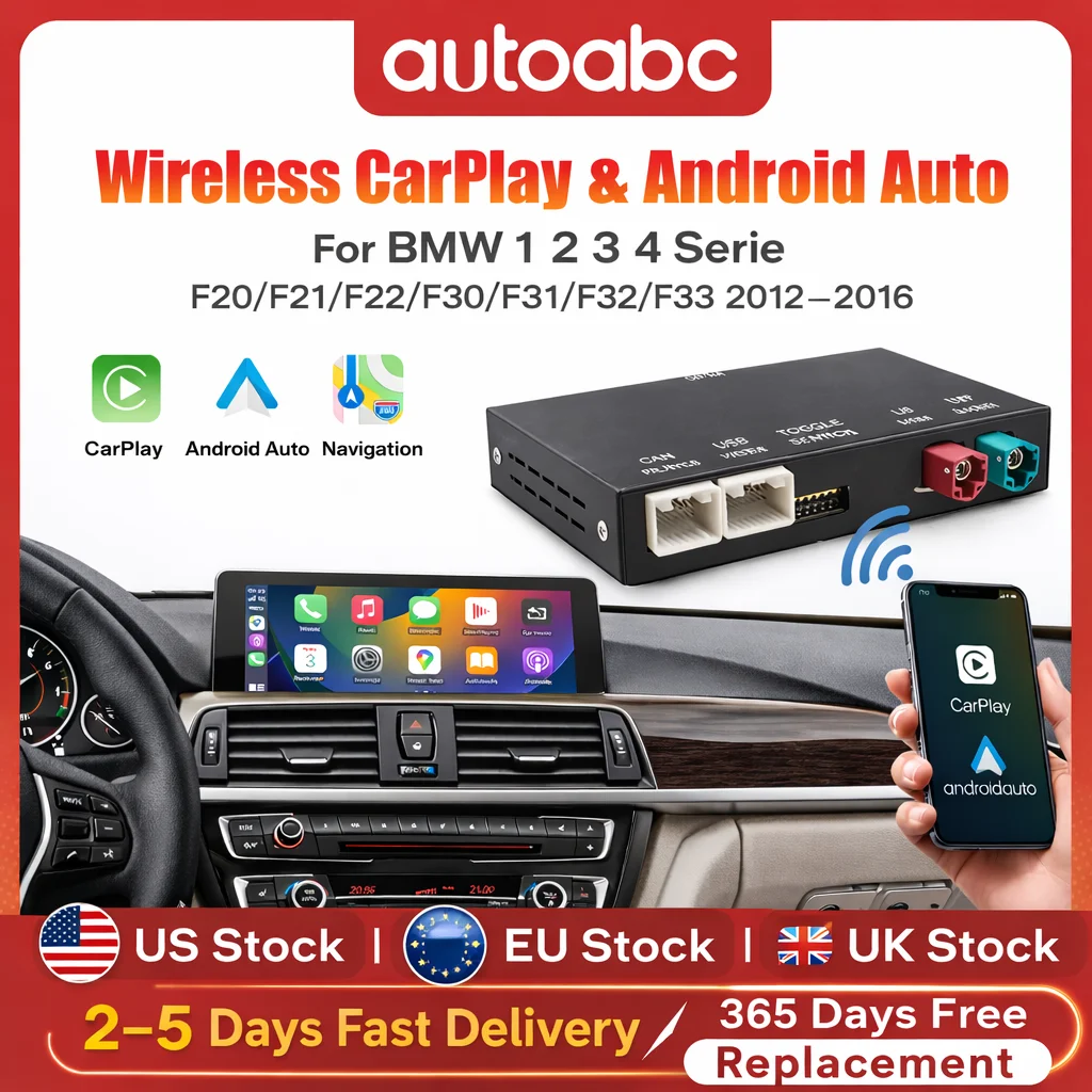 Kabelloses CarPlay Android für BMW NBT CIC System 1 2 3 4 5 Serie X1 X3 X4 X5 F20 F21 F30 F31 F34 F10 F48 F25 F26 F15 F60 F10 E84