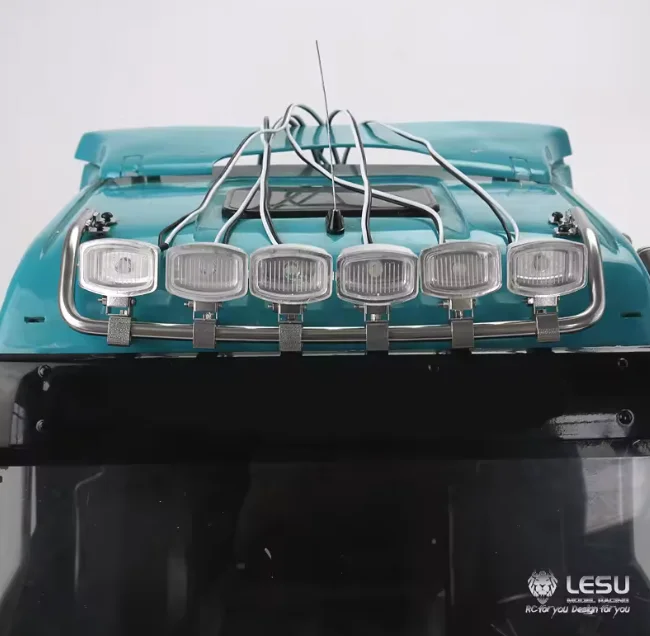 1/14  For Tamiya Tractor Trailer TGX26.540 High Roof Searchlight LED Headlight Spotlight Truck Model LESU