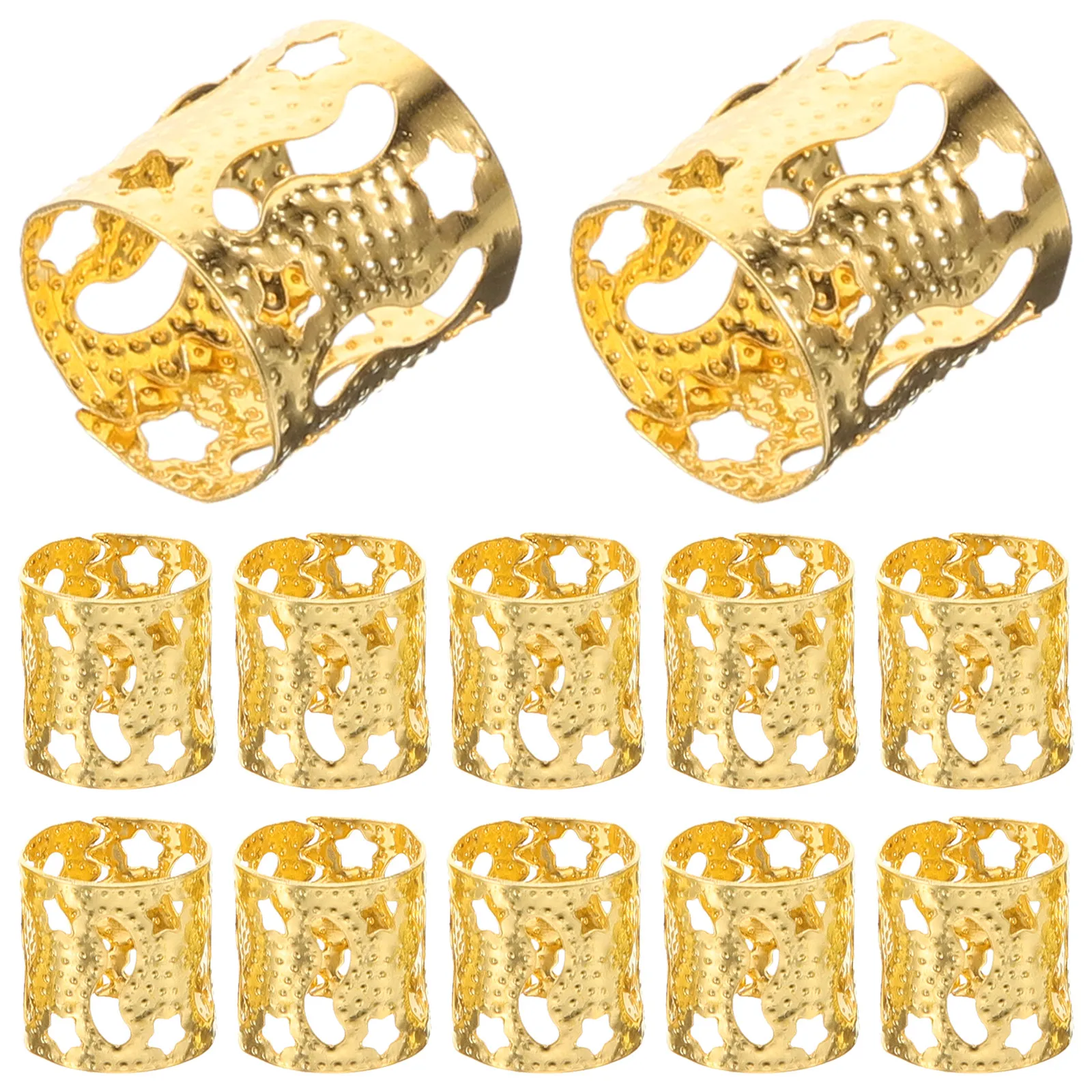 30Pcs Braid Accessories for Women Hair Jewelry for Braids Dreadlock Accessories Zinc Alloy Hair Cuffs Fashion Decorations Party