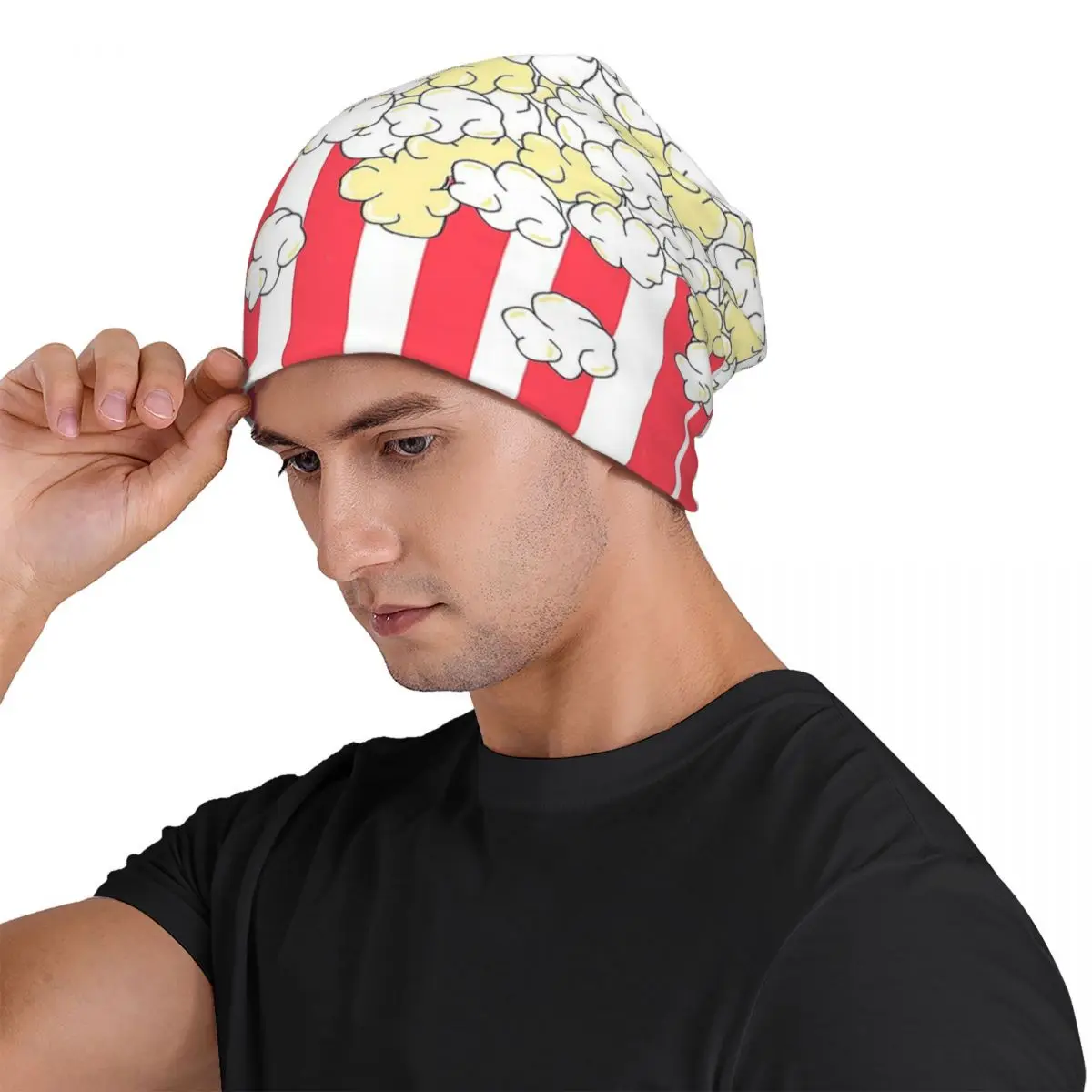 BUTTERED POPCORN Unisex Adult Beanies Caps Knitted Bonnet Hat Warm Hip Hop Autumn Winter Outdoor Skullies Hats