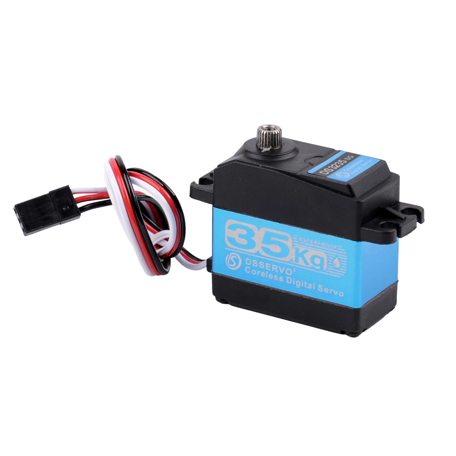Servo motore coreless a coppia elevata da 35 kg Servo ingranaggi completamente in metallo DSservo DS3235MG per 1/8 1/10 RC Car Robot fai da te 180/270 gradi