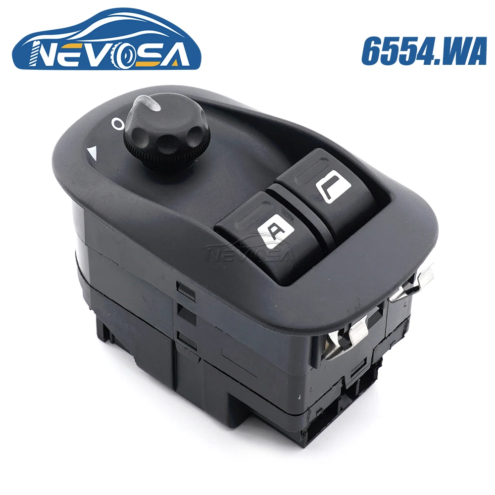 

NEVOSA 6554.WA For Peugeot 206 Citroen Jumpy LHD Electric Power Window Switch Lifter Control Button Car Accessories 96622541XT