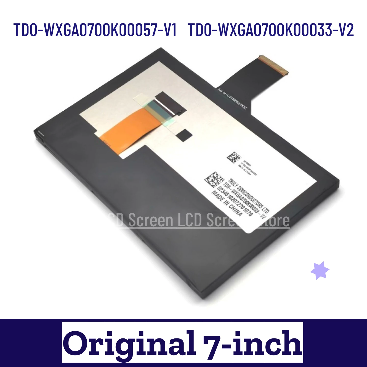 

Совершенно новый оригинальный 7-дюймовый сенсорный ЖК-экран TD0-WXGA0700K00057-V1 TD0-WXGA 0700K00033-V2, подходящий для J-eep Compass 2017-2020 годов выпуска.