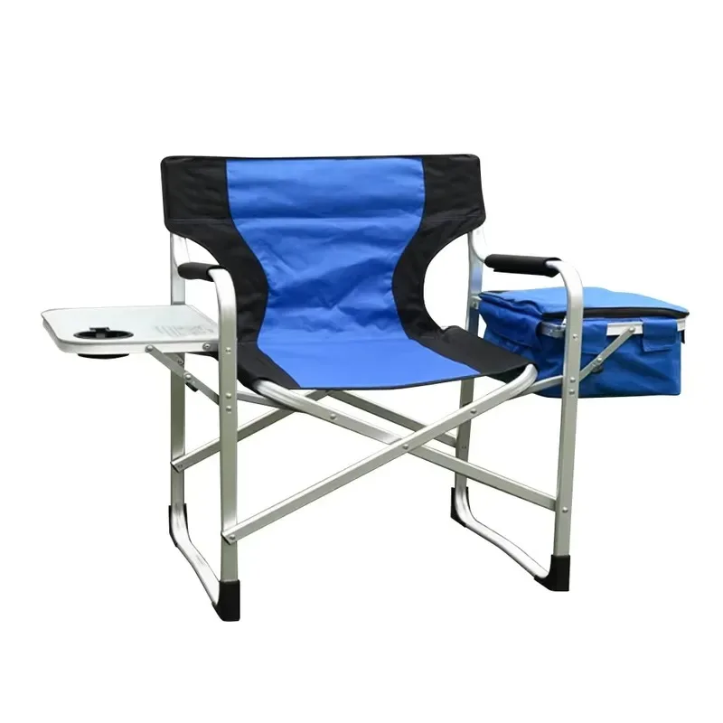 Folding Aluminum Camping Carp Fishing Director Chair with Ice Pack