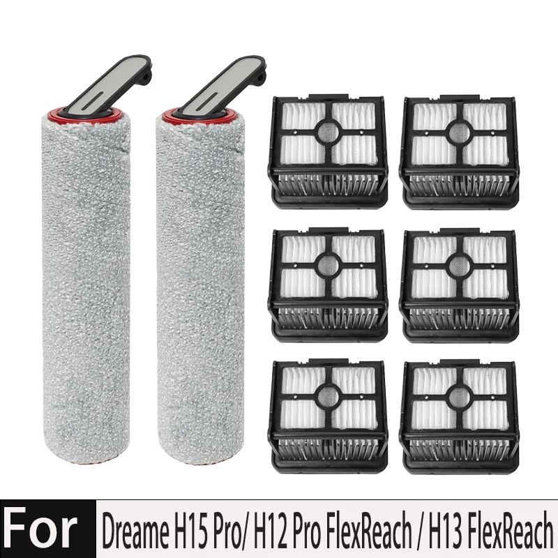 Dreame H15 Pro / H12 Pro FlexReach / H13 FlexReach  Hepa Filter Roller Brush Accessories