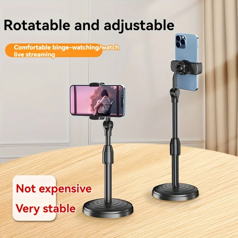 

Multifunctional Phone Holder Live Broadcast Stand Adjustable Height Telescopic Portable Mobile Phone Bracket For iPhone Samsung