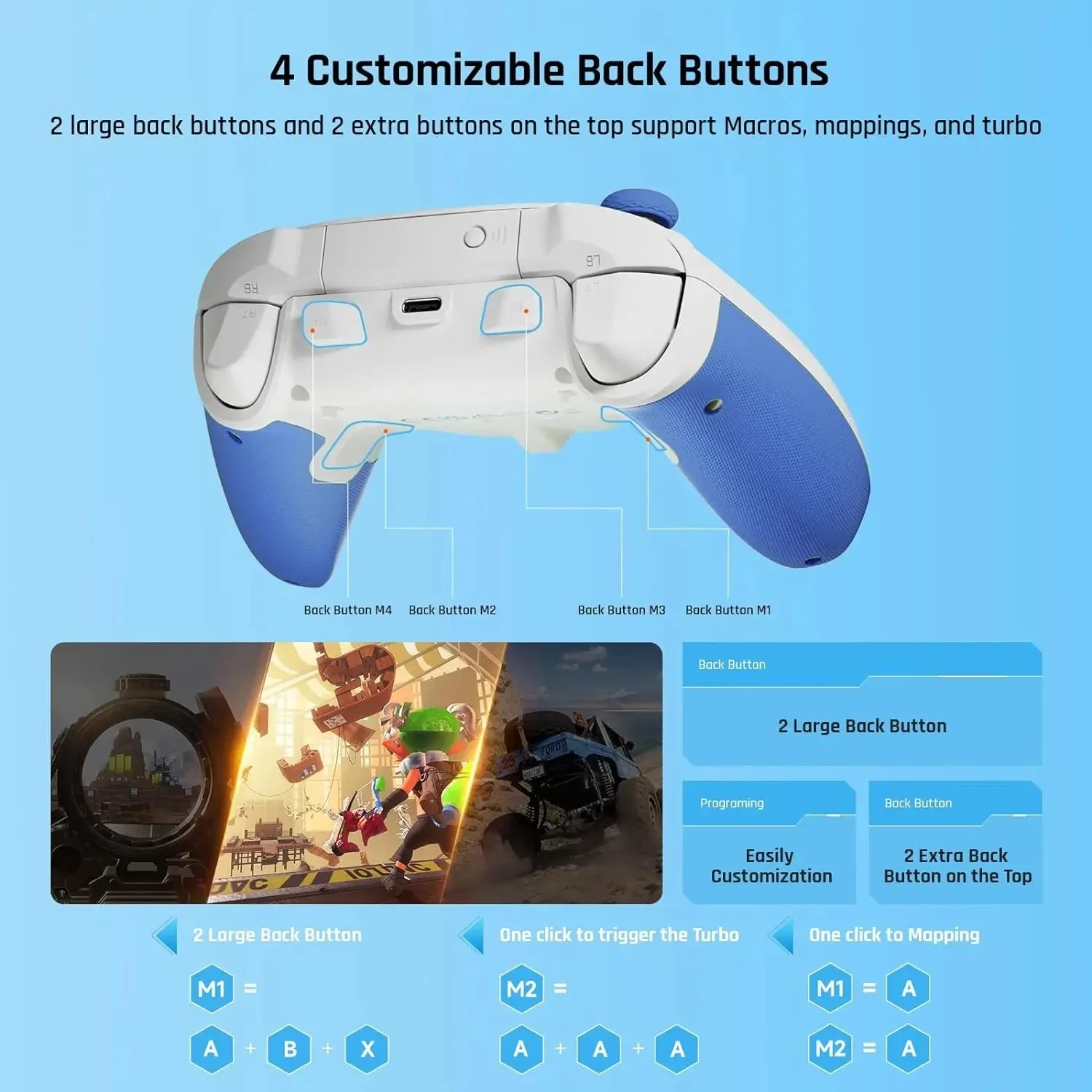 BIGBIG WON Rainbow2 SE/PRO Wireless Gamepad Game Control Hall Effect Trigger Bluetooth Gamepad für Switch/PC/Android/iOS