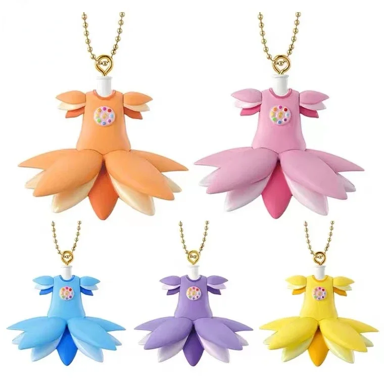 Kids Gift Collectible Model Ornaments 5Pcs Gashapon Ojamajo Doremi Aiko Action Figure Toys