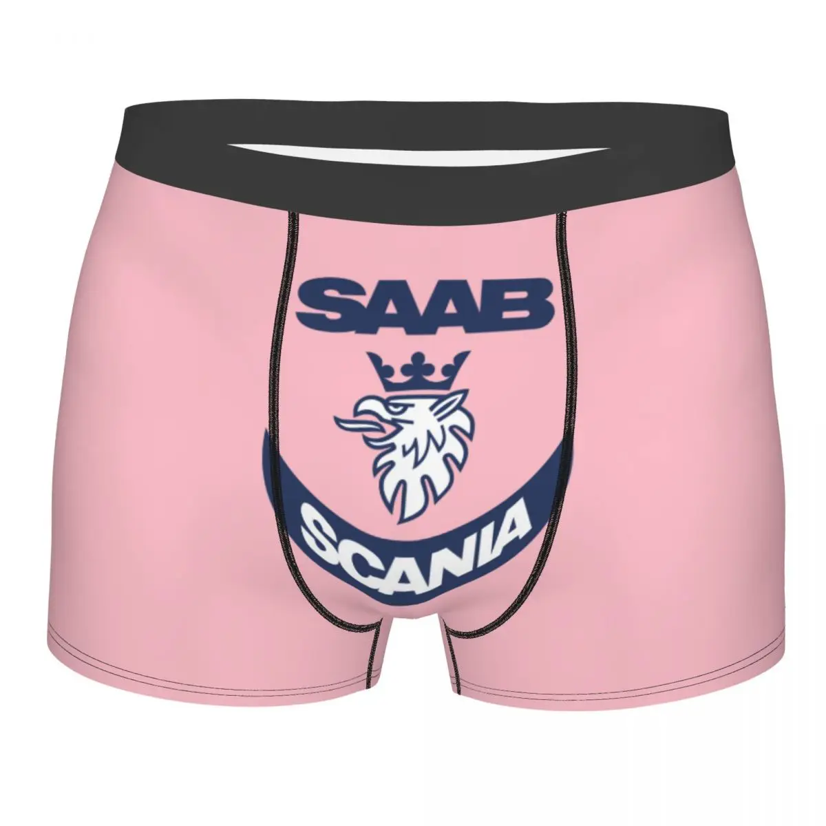 Ropa interior personalizada sueca Saabs Scanias para automóvil, calzoncillos Boxer estampados para hombre, pantalones cortos, bragas, calzoncillos suaves