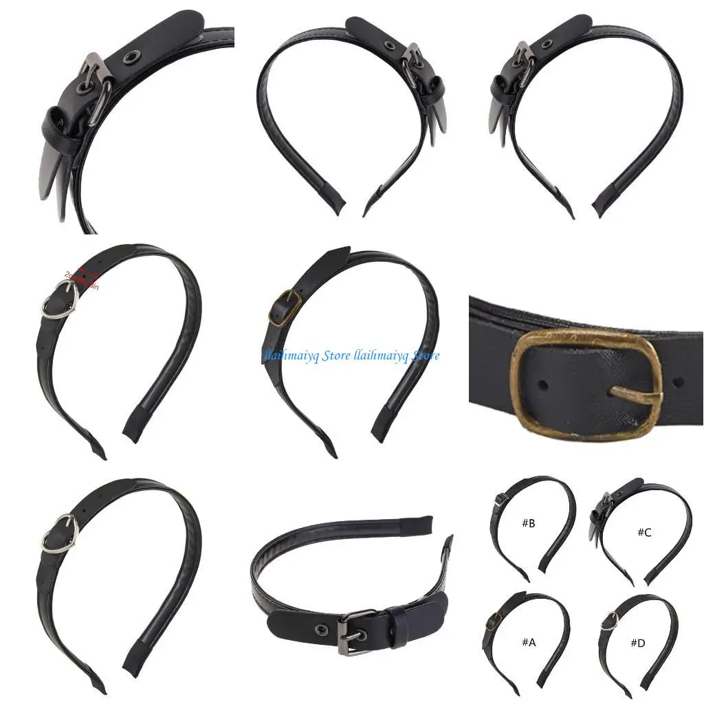 573B بو الجلود عقال فاسق عقال روك عقال Steampunk مشبك معدني عقال