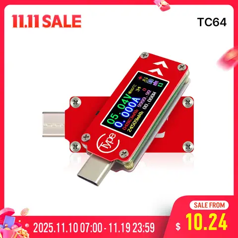 Color LCD USB Volt/Amp Meter RD