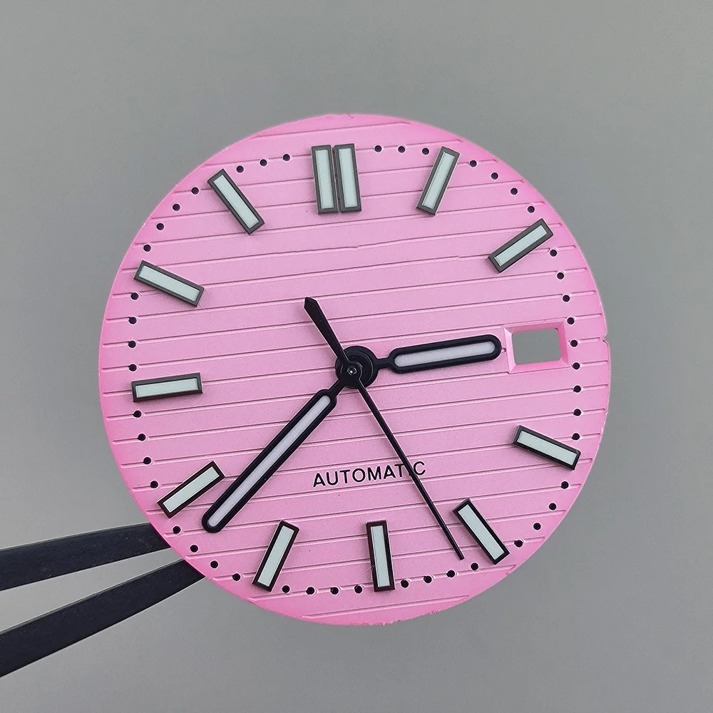 NH35 الطلب 30.5 مللي متر نوتيلوس ساعة بقرص S الطلب الأخضر مضيئة الهاتفي مناسبة ل NH35 ساعة يد تعمل بالحركة اكسسوارات ساعة أداة إصلاح