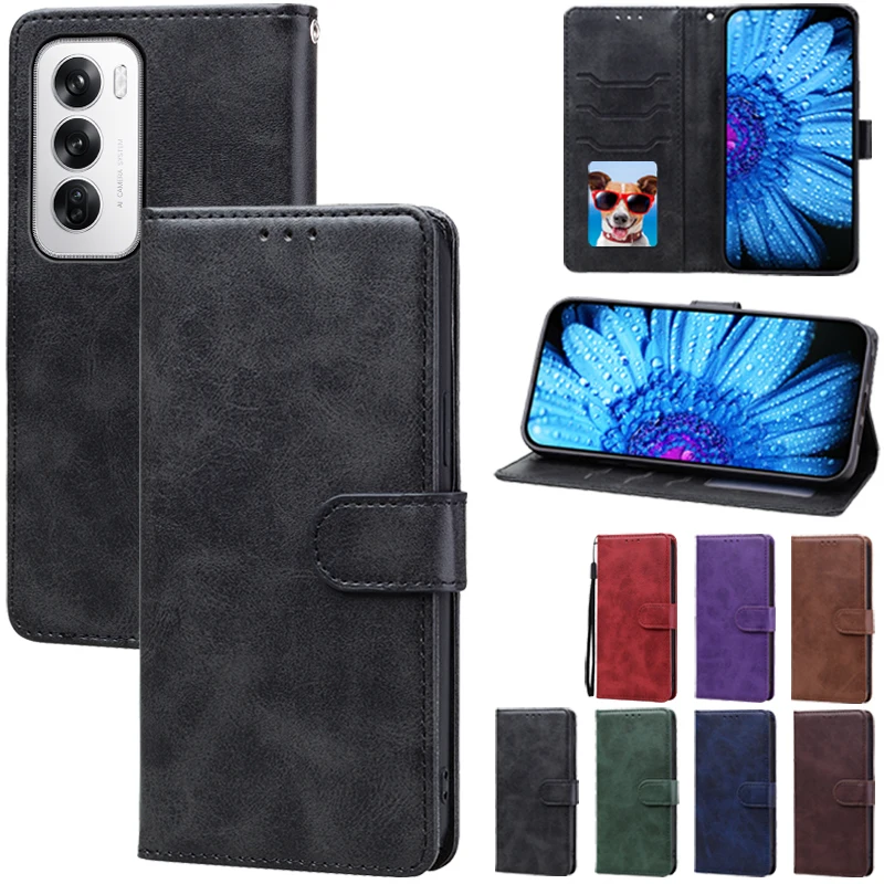 For OPPO A80 5G Case Wallet Flip Leather Cover For OPPO A80 Case Silicone Book Wallet Case For OPPO A 80 Cover Phone Coque Funda