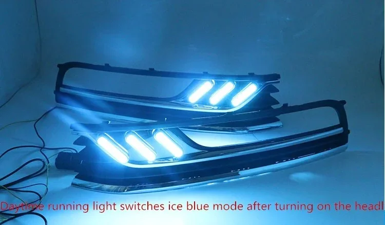 Eosuns Led Drl Daytime Running Light for Volkswagen Vw Passat B7, Wireless Switch Control, Dim Control, Top Quality