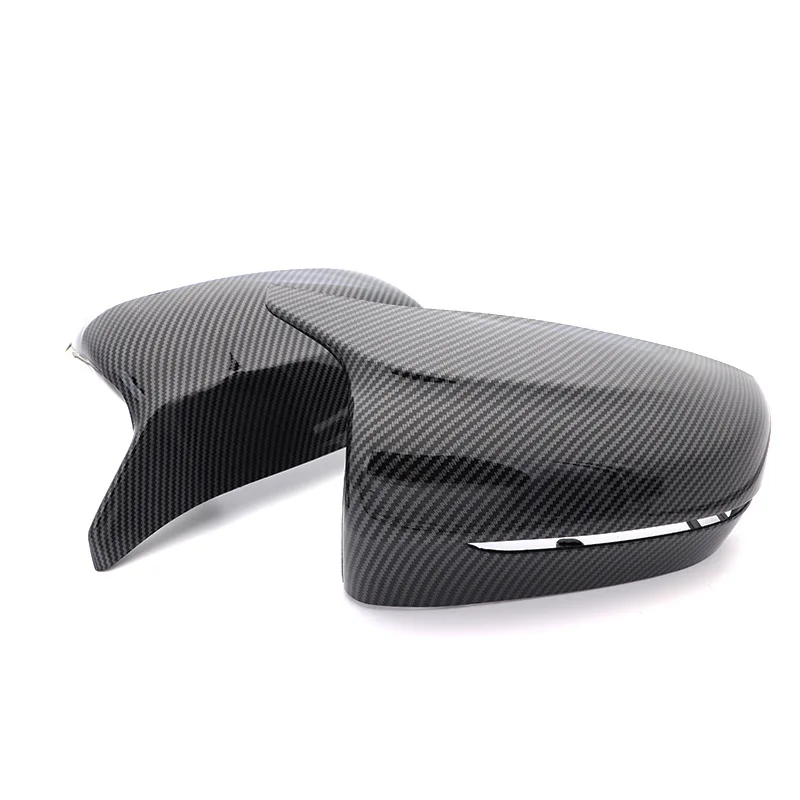 

Глянцевая черная крышка зеркала Damei из углеродного волокна для 5 серии 7 серии G30 G38 G11 G12, комплект зеркал, колпачки