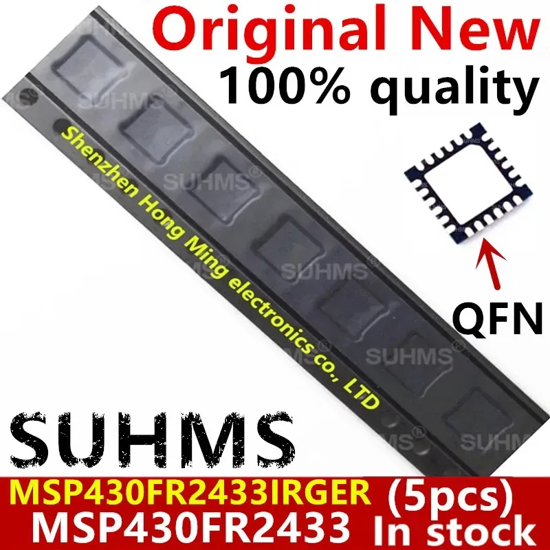 (5 piezas) 100% nuevo MSP430FR2433IRGER MSP430FR2433 MSP430 QFN-24