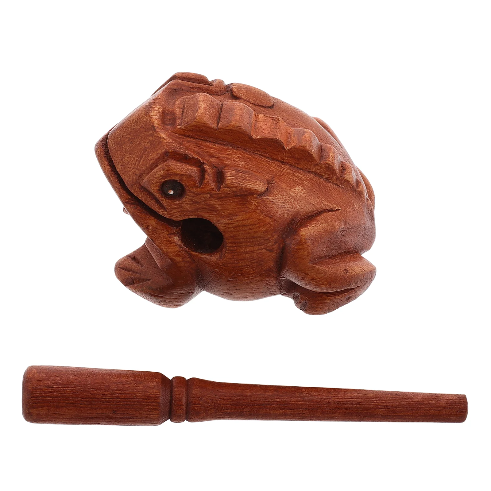 サウンドおもちゃ カエルメーカー 音楽リズムブロック 面白い楽器 ミニ ライトブラウン 子供用