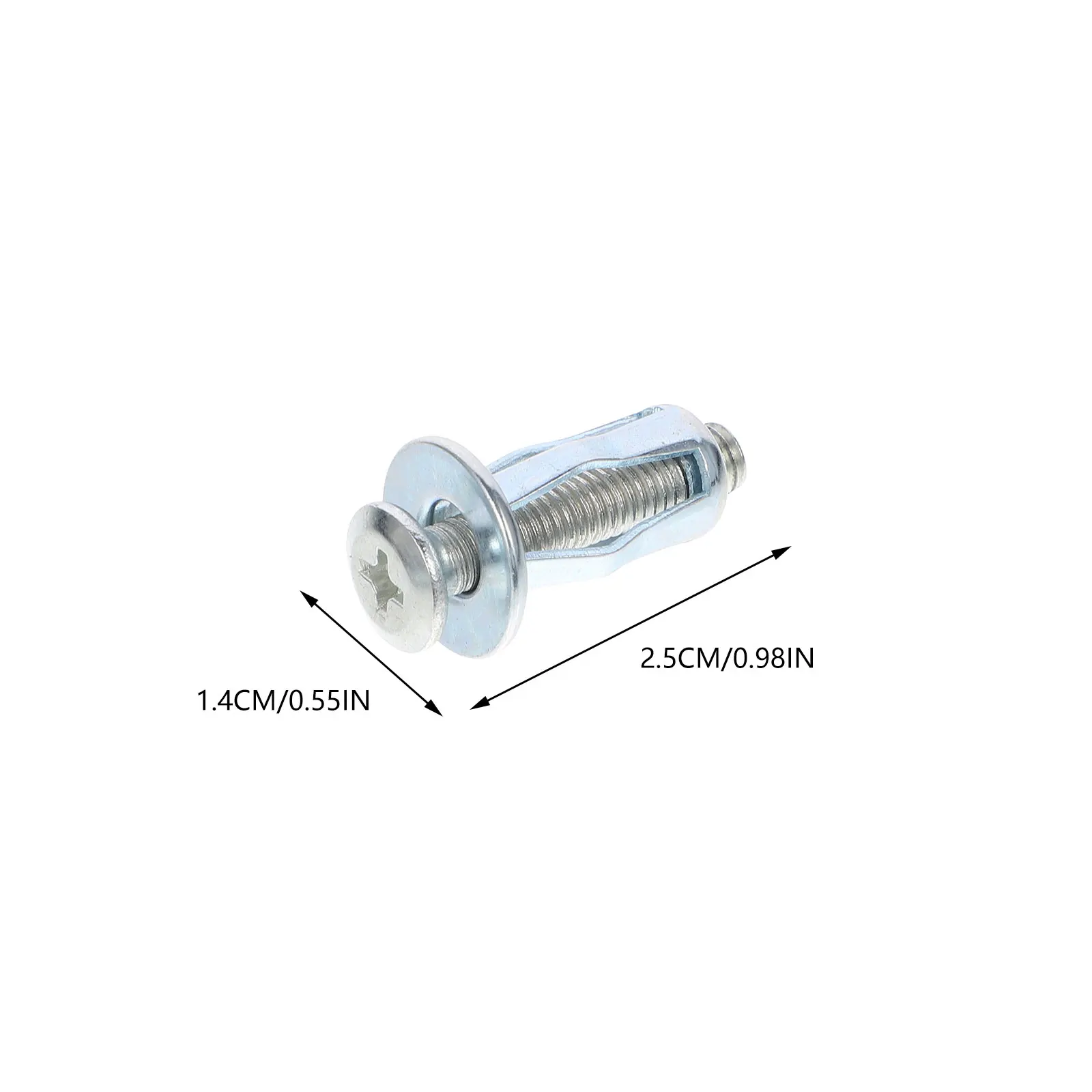 

15 pcs Expansion Nut Jack Nuts Thins Fixings Dowels For Hollow Wall Screws Threaded Fasteners Galvanized Carbon Steel Spiral