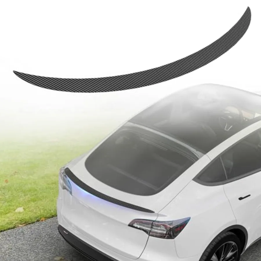 

2020-2024 Spoiler for Tesla Model Y Upgrade ABS Material Rear Spoiler Wing Trunk Lip Sporty Appearance for Tesla Model Y Access
