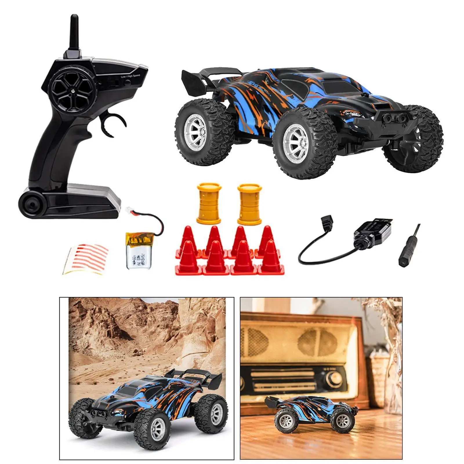 Mini RC Racing Car 20Km/h Waterproof 2.4G Remote Control Truck Buggy