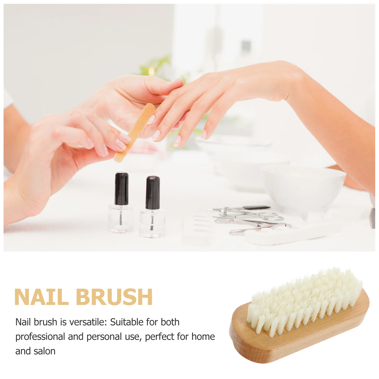 

2Pcs Nail Scrub Brush Fingernail Cleaner Portable Nail Brush for Men Women Finger and Toenail Cleaning Toe Brush,