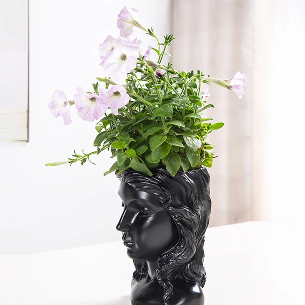 

Горшок для суккулентов, цветочный горшок из смолы, контейнер для комнатных растений, креативное прочное декоративное украшение для балкона, рабочего стола