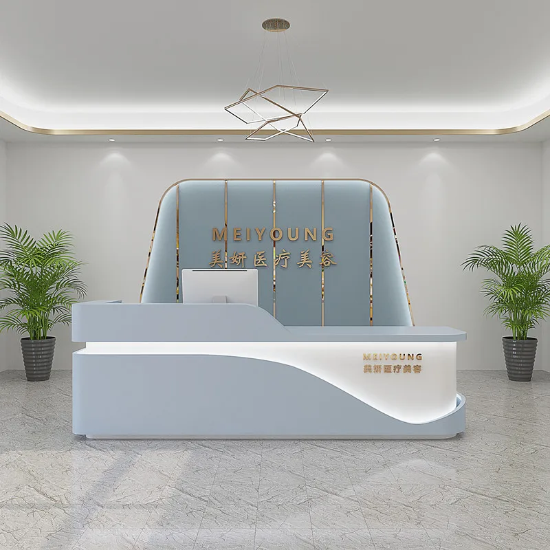 

Luxury Modern Reception Desks Shop Beauty Bar Luxury Hotel Restaurant Executive Reception Desks Company Bureau Lounge Furniture