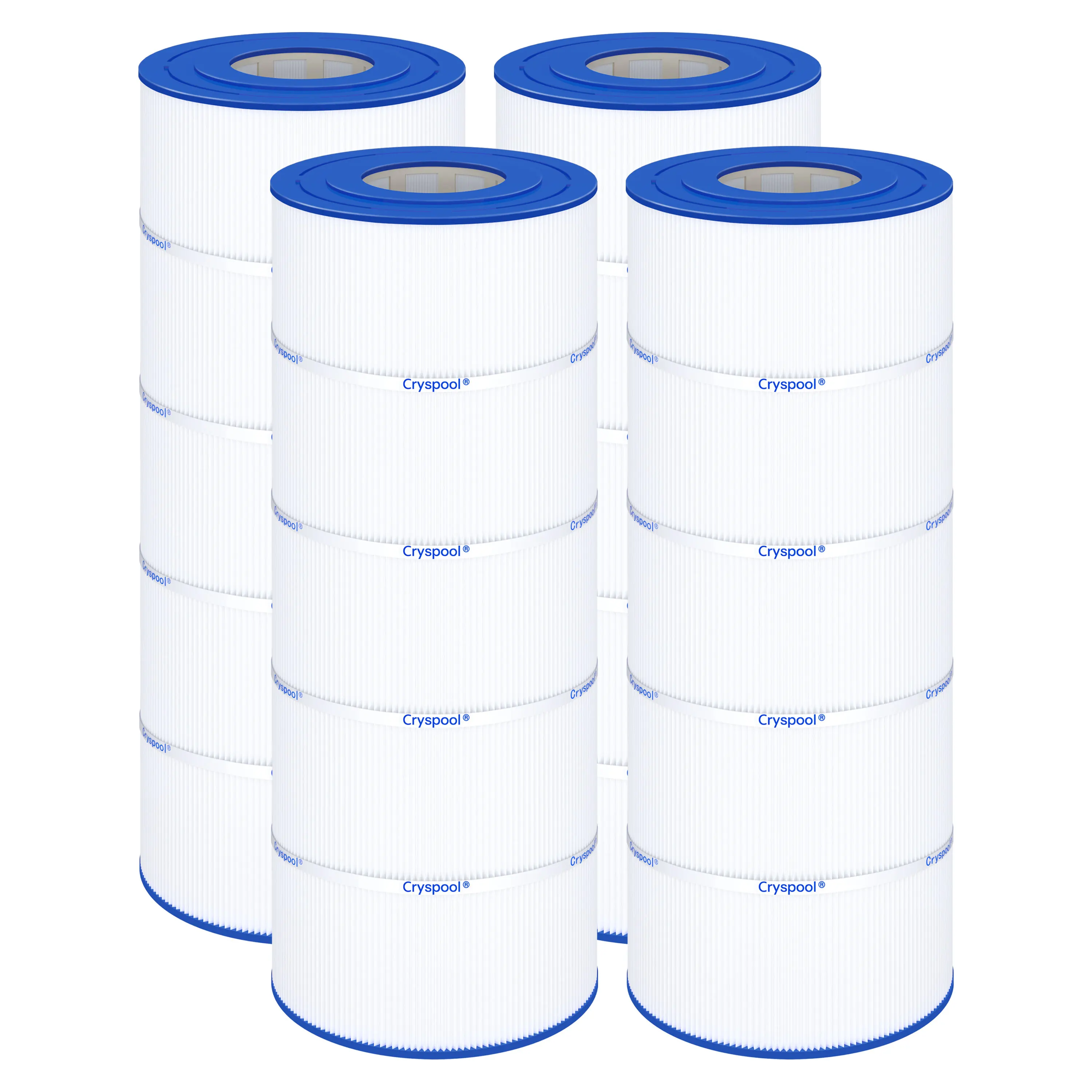 Pool Filter Compatible with C1200, CX1200RE, PA120, C-8412, FC-1293, WaterwayClearwaterII, ProClean 125, 4 Pack