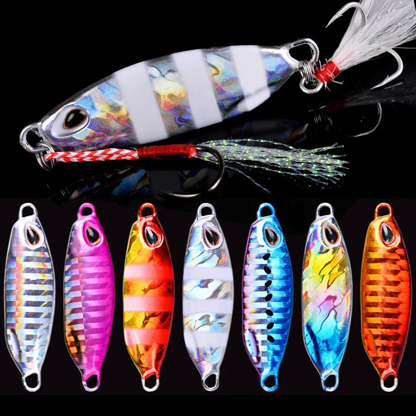 Metal Jigs Lures 10g 15g 20g 30g 40g 50g Sea Fishing Jigging Lure Spoon Spinnerbait Bass Tuna Jig Minnow Bait Pesca Tackle