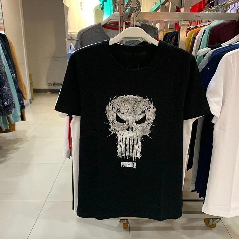 

Оригинальные авторизованные высококачественные мужские и женские с принтом Мстителей Marvel, такие же свободные и удобные с короткими рукавами