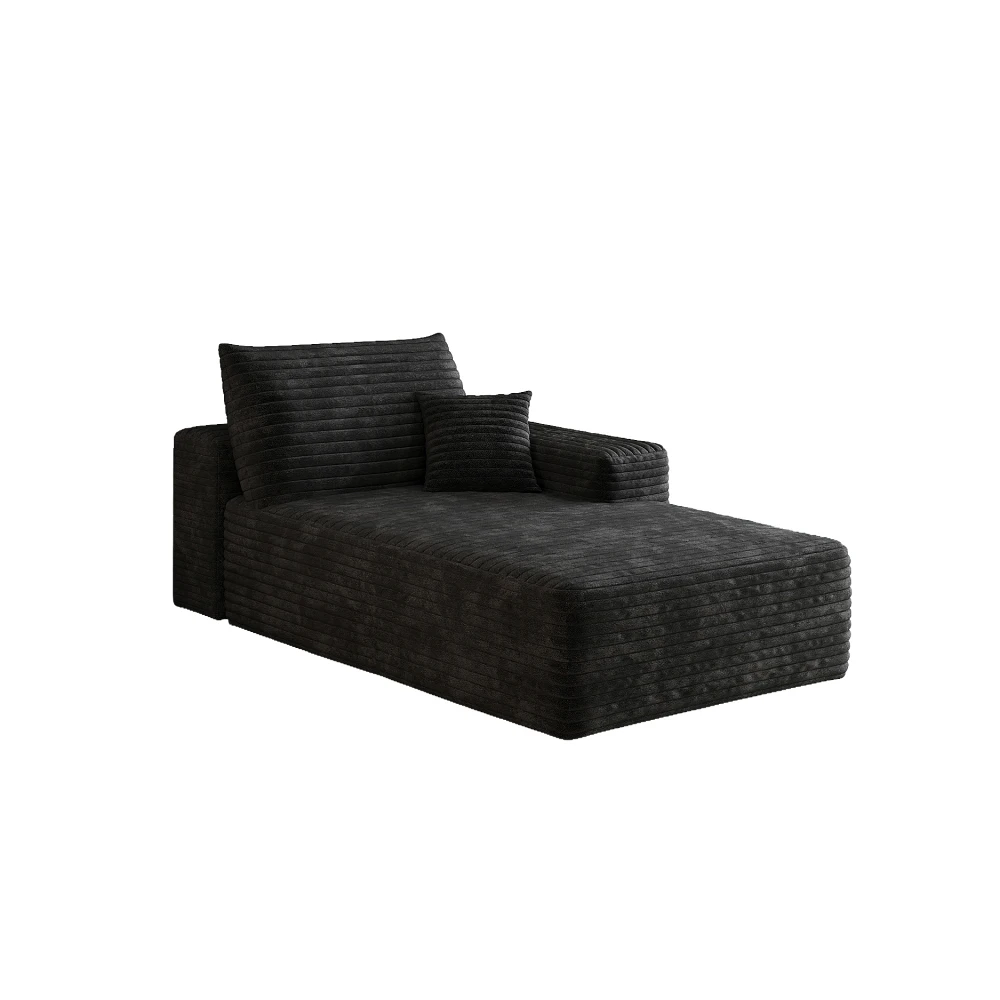 Modular Sectional Sofa Single piece can be combined for use in living rooms-BLACK Fast US Warehouse 3-5 Days Shipping