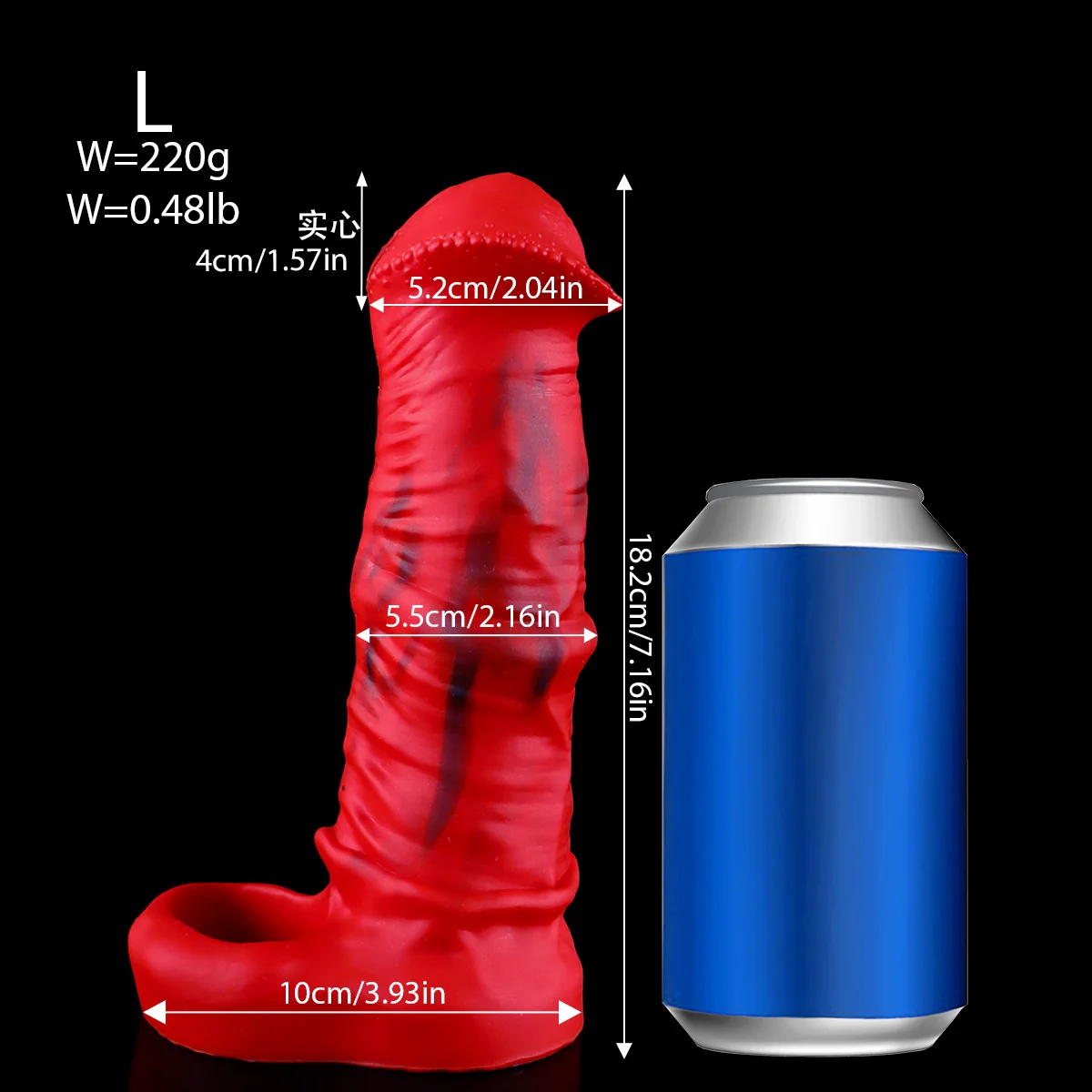 Male Realistic Penis Sleeve Ring Hollow Cock Ring Enlargement Extender Adult Sex Toys Men Penis Sleeve Delay Ejculation Reusable view 2