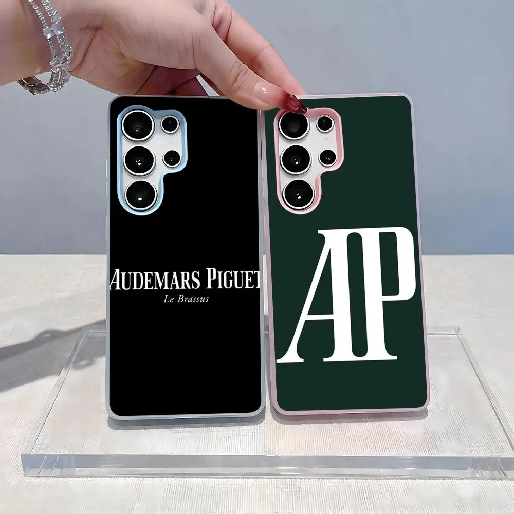 JPG3-A-AUDEMARS P-PIGUET Phone Case For Samsung S26 S25 S24 S23 Ultra Clear Jelly Soft TPU Phone Case Transparent Cover