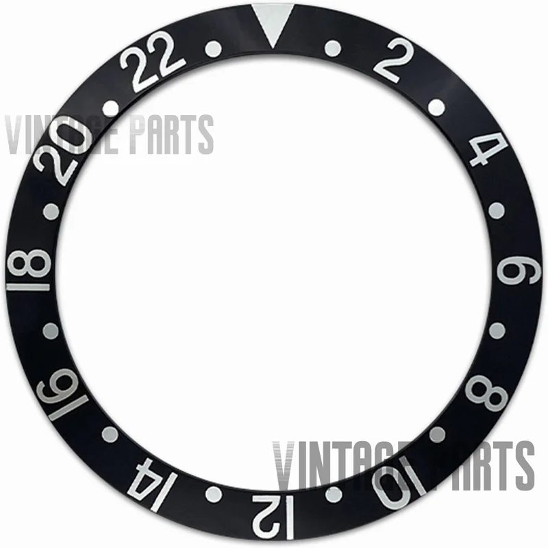 37.6mm vintage aluminum bezel insert fit for Rlx 16710 watch